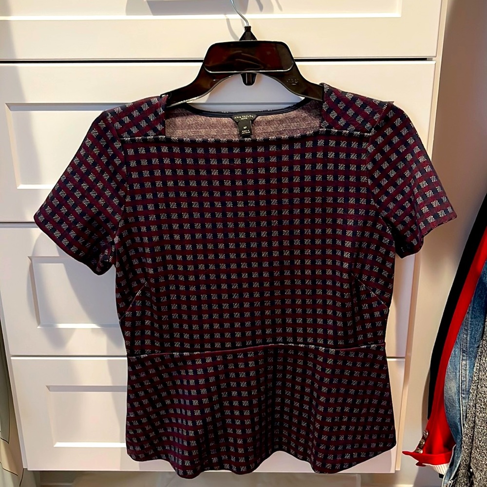 Ann Taylor medium petite peplum top